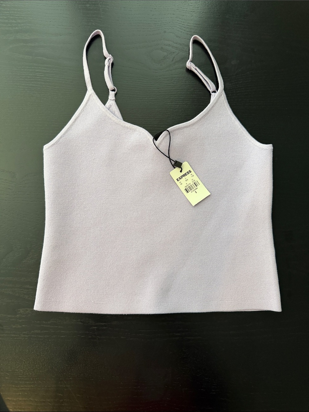 Express - Lilac V-Neck Knit Cami